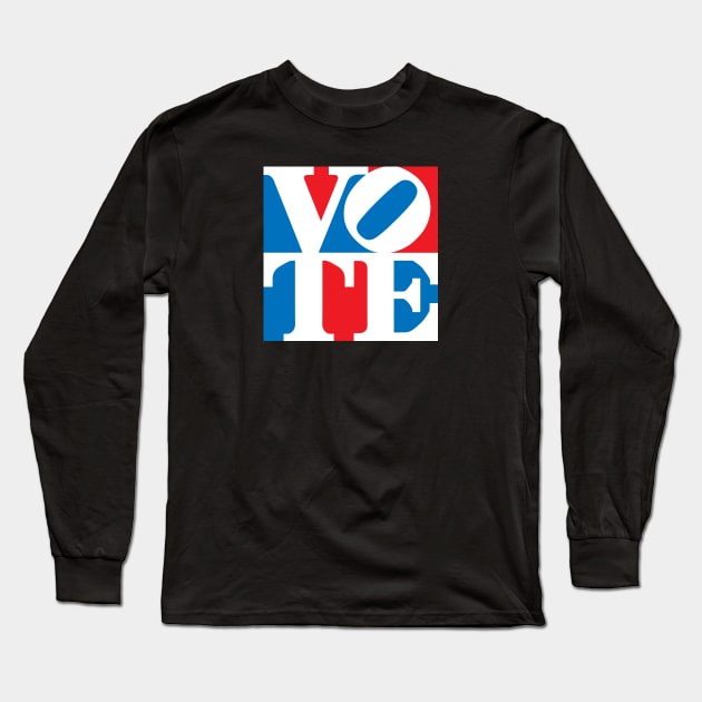 VOTE Square Long Sleeve T-Shirt by designedbygeeks